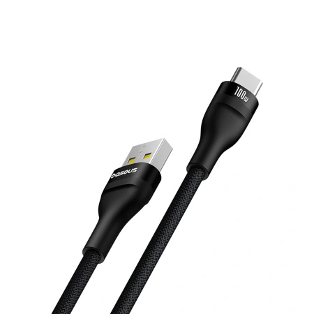 BASEUS KABEL PRZEWÓD USB-C DO USB-A 100W 1M DO TELEFONÓW SZYBKIE ŁADOWANIE