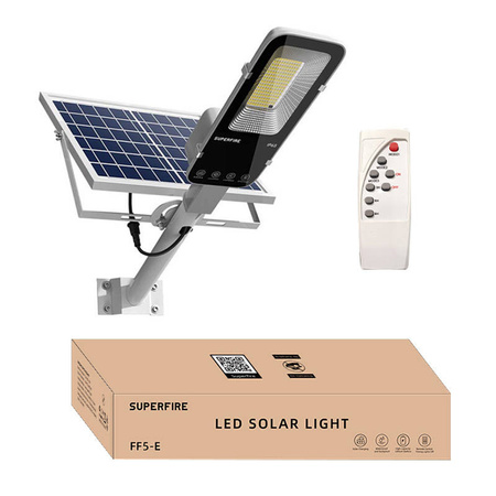 SUPERFIRE LAMPA SOLARNA 897W 2000LM DO OGRODÓW Z MAGAZYNEM ENERGII 20000MAH