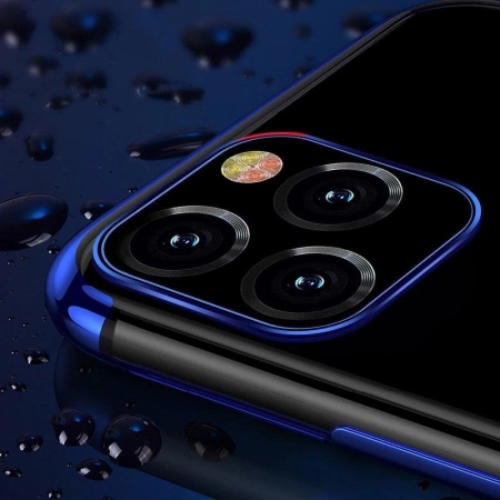 HURTEL ETUI CLEAR CASE DO SAMSUNG GALAXY A33 5G Z RAMKĄ METALICZNĄ I ŻELOWE
