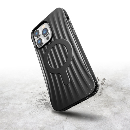 Raptic X-Doria Clutch Built Case etui iPhone 14 Pro Max z MagSafe pokrowiec plecki czarny