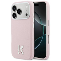 Etui Karl Lagerfeld Karl Head Logo       MagSafe do iPhone 17 Pro Max różowy