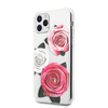 Etui Guess GUHCN58ROSTRT na iPhone 11 Pro - przezroczyste hardcase Flower Desire Pink & White Rose