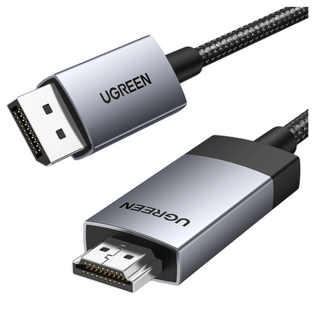 UGREEN KABEL DISPLAYPORT HDMI DO MONITOR TV LAPTOP 4K 60HZ PRZEWÓD 3 METRY