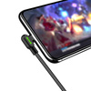 Mcdodo Phone cable Fast charging Angle 90°, LED, USB-C PD 2m black 60W