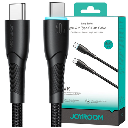 Kabel Joyroom Starry Series SA32-CC3 USB-C / USB-C 60W 1m - czarny