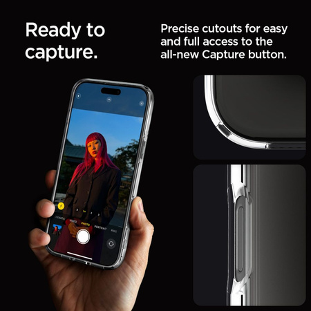 SPIGEN ETUI ULTRA HYBRID DO IPHONE 16 PRO OCHRONA I PRZEJRZYSTOŚĆ