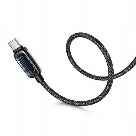 MCDODO KABEL USB-A USB-C SZYBKIE ŁADOWANIE PD 6A 1M CZARNY