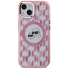 KARL LAGERFELD ETUI DO MAGSAFE DO IPHONE 15 PLUS 6.7 MONOGRAM CHOUPETTE