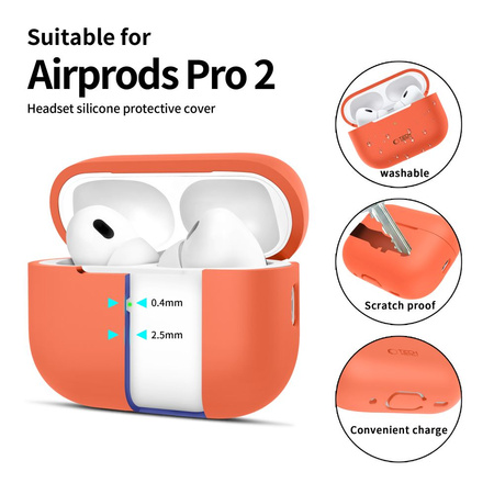 TECH-PROTECT ETUI SILIKONOWE DO APPLE AIRPODS PRO 1 2 OCHRONA NA SŁUCHAWKI