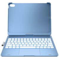 Etui Typecase Flexbook Touch             z klawiaturą do iPad 11" (A16) 2025 / iPad 10.9" 2022 jasno niebieski