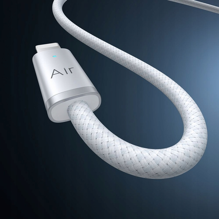MCDODO KABEL USB-A LIGHTNING SZYBKIE ŁADOWANIE DO TELEFONU LED CZARNY 2M