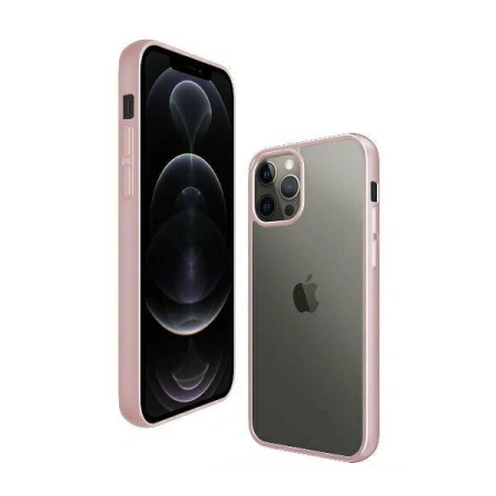PANZERGLASS ETUI CLEARCASE DO IPHONE 12 PRO MAX PRZEJROCZYSTE RÓŻOWE