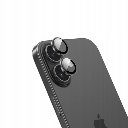 INNOSTYLE SZKŁO NA APARAT OSŁONA OCHRONA OBIEKTYWU DO IPHONE 17 CZARNE