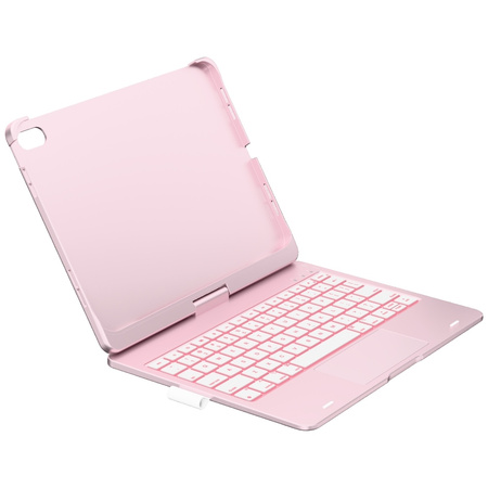 Etui Typecase Flexbook Touch             z klawiaturą do iPad 11" (A16) 2025 / iPad 10.9" 2022 jasno różowy