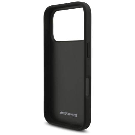 MERCEDES ETUI AMG LEATHER DEBOSSED LINES LOGO DO IPHONE 17 PRO LUKSUSOWE