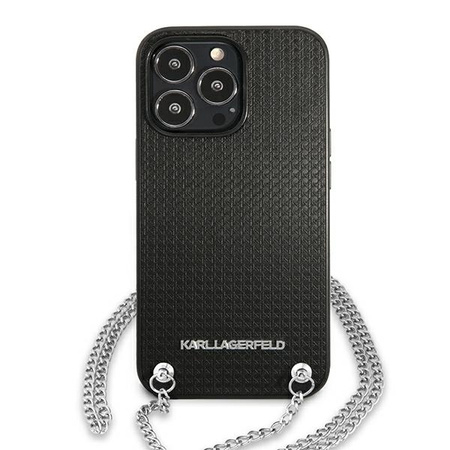KARL LAGERFELD KLHCP13XPMK ETUI DO IPHONE 13 PRO MAX 6,7 HARDCASE SKÓRZANE