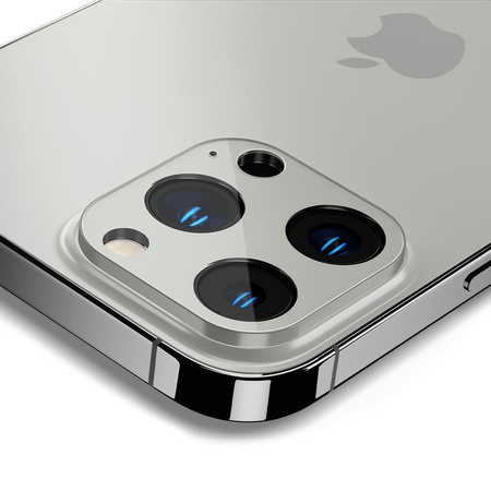 OSŁONA APARATU SPIGEN OPTIK.TR CAMERA PROTECTOR 2-PACK IPHONE 13 PRO / 13 PRO MAX SILVER