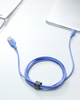 INNOSTYLE JAZZY KABEL USB LIGHTNING MFI SZYBKIEGO ŁADOWANIA DO IPHONE KEVLAR 2M NIEBIESKI