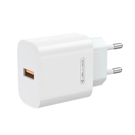 JELLICO ładowarka sieciowa AK165 22,5W 1xUSB QC3.0 + kabel Lightning Biały