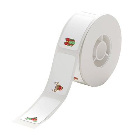 NIIMBOT NAKLEJKI TERMICZNE ŚWIĄTECZNE 12X30 MM 210 SZTUK DO DRUKAREK