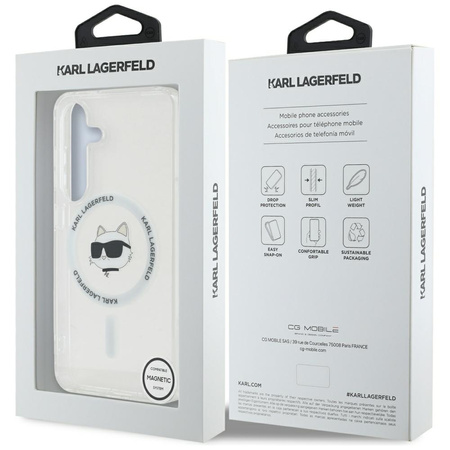 KARL LAGERFELD ETUI BUTTON CHOUPETTE HEAD PRINTED LOGO DO SAMSUNG GALAXY
