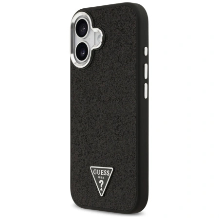 GUESS ETUI GLITTER TRIANGLE LOGO MAGSAFE DO IPHONE 17 OCHRONA Z EFEKTEM