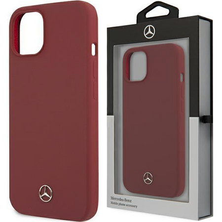 Mercedes MEHCP13SSILRE iPhone 13 mini 5,4" czerwony/red hardcase Silicone Line