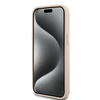 DKNY ETUI DO IPHONE 15 14 13 HARDCASE Z METALOWYM LOGO SKÓRZANE MONO STRIPE