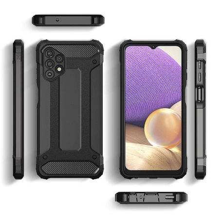 HURTEL HYBRID ARMOR ETUI PANCERNE POKROWIEC DO SAMSUNG GALAXY A73 CZARNY
