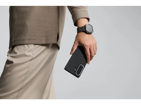 Pitaka Edge Case, Black/Grey Twill (Aaron Button) - Samsung Galaxy S26 Ultra