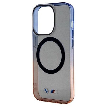 Etui BMW Gradient Bumper MagSafe na iPhone 15 Pro Max - szare