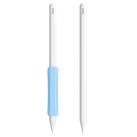Stoyobe Silicone Holder zestaw uchwytów silikonowych dla Apple Pencil 1 / Apple Pencil 2 / Huawei M-Pencil ciemnoniebieski+jasnoniebieski+czarny (3 szt.)
