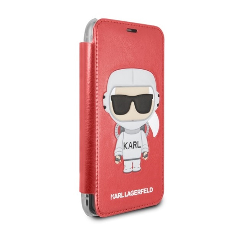 KARL LAGERFELD ETUI DO IPHONE X XS KLFLBKPXKSCORE CASE KOSMONAUTA BOOKCASE