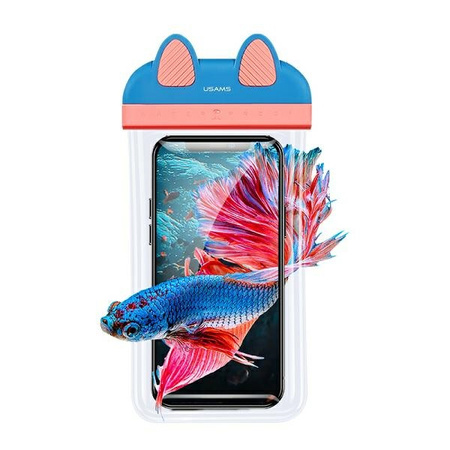 USAMS ETUI WODOODPORNE DO IPHONE 7 8 X XS 11 12 13 14 NA TELEFON Z OCHRONĄ