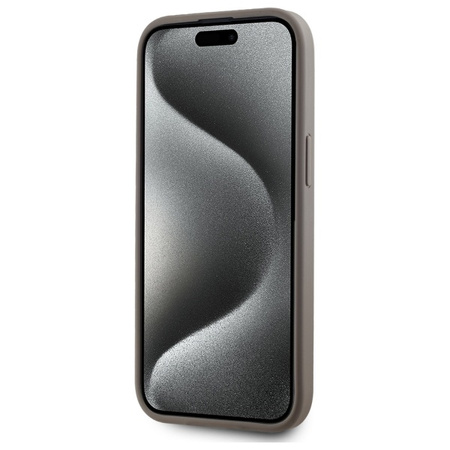 DKNY ETUI HARDCASE DO IPHONE 15 PLUS 6.7 DO MAGSAFE LEATHER CHECKERED MONO