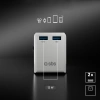 Adapter podróżny SBS uniwersalny - EU 2xUSB-A - biały