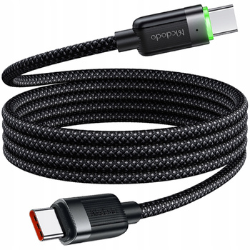 MCDODO USB-C FAST CHARGING CABLE FOR SAMSUNG APPLE USB TYPE C 60W 1M LED