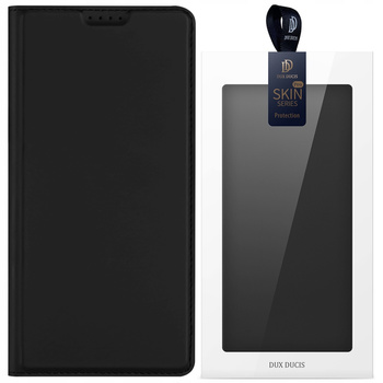 Etui Dux Ducis Skin Pro na iPhone 16 Plus z klapką i miejscem na kartę - czarne