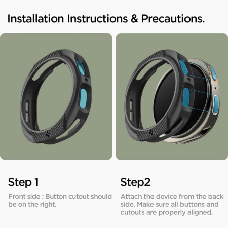 SPIGEN ETUI LIQUID AIR DO SAMSUNG GALAXY WATCH 8 44MM OCHRONA ZEGARKA