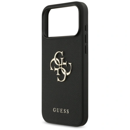 GUESS ETUI GRAINED BIG 4G CLASSIC LOGO DO IPHONE 17 PRO MAX LUKSUSOWA