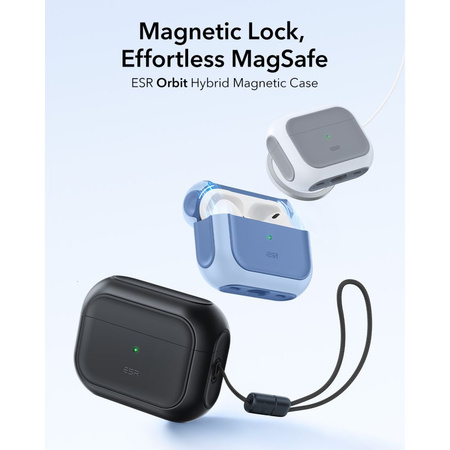 ESR ETUI ORBIT HALOLOCK DO AIRPODS PRO 3 Z MAGNETYCZNYM ZAMKNIĘCIEM