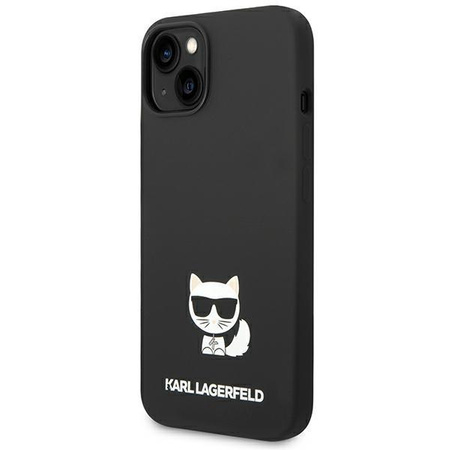 Karl Lagerfeld KLHCP14MSLCTBK iPhone 14 Plus 6,7" hardcase czarny/black Silicone Choupette Body