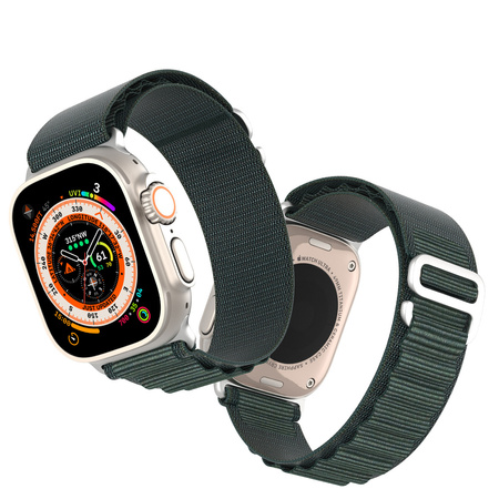 Sportowy pasek ze sprzączką do Apple Watch 8 / 7 / 6 / SE / 5 / 4 / 3 / 2 / 1 (41, 40, 38 mm) Dux Ducis Strap GS Version - zielony