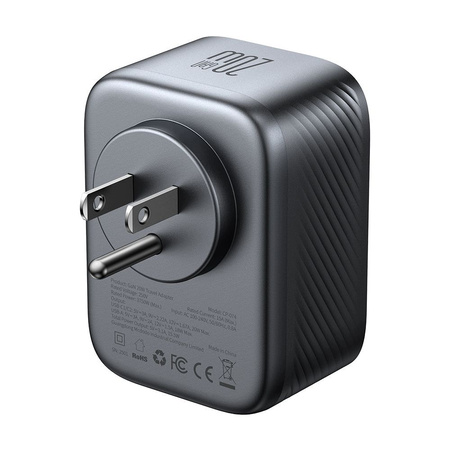 MCDODO PRZEJŚCIÓWKA ŁADOWARKA ADAPTER PODRÓŻNY WTYCZKA US 3 X USB-C USB-A