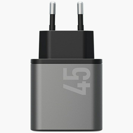 ENERGEA ŁADOWARKA SIECIOWA AMPCHARGE GAN45 2XUSB-C PD PPS QC3.0 45W