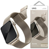 UNIQ pasek Dante Apple Watch Series 4/5/6/7/8/SE/SE2 38/40/41mm Stainless Steel starlight