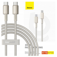 BASEUS KABEL USB-C DO USB-C 100W 2M DO LAPTOP TELEFON SZYBKIE ŁADOWANIE