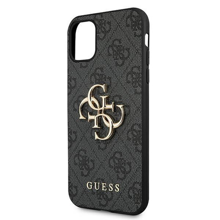 Guess GUHCN614GMGGR iPhone 11 6,1" / Xr szary/grey hardcase 4G Big Metal Logo