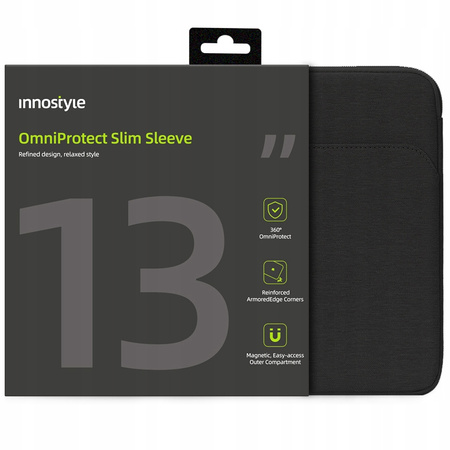 INNOSTYLE TORBA NA LAPTOPA 13" WODOODPORNA ETUI OMNIPROTECT SLIM CZARNA