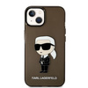 Karl Lagerfeld KLHCP14MHNIKTCK iPhone 14 Plus 6,7" czarny/black hardcase Ikonik Karl Lagerfeld